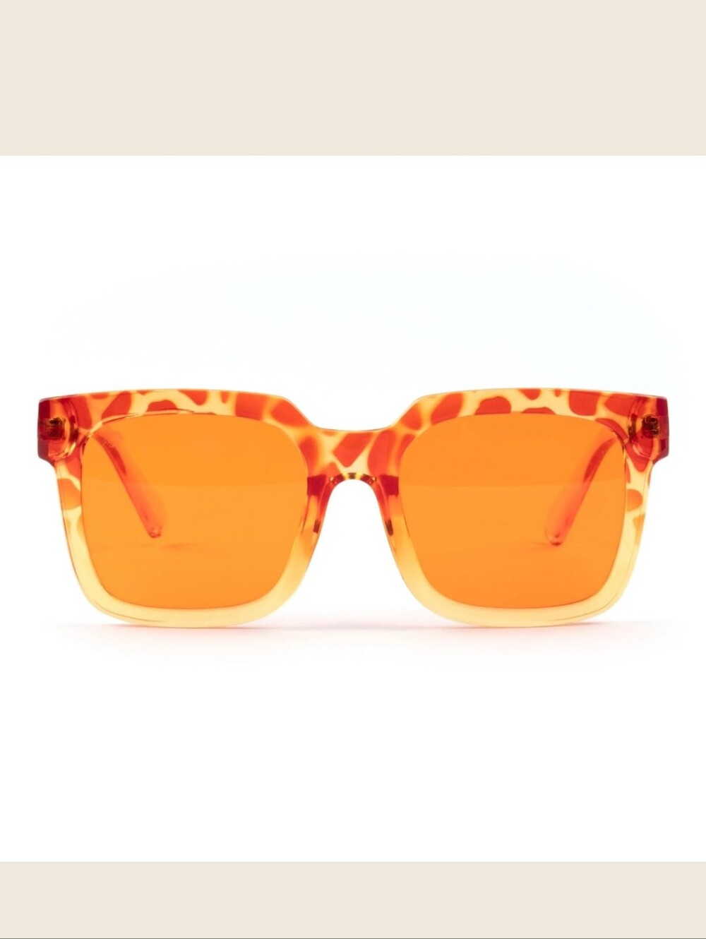 RainbowOPTX Unit Mood Boosting Orange Sunglasses Worn Once